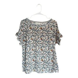 Max Studio Floral Print Women's Top